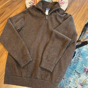 Patagonia Wool Sweater 1/4 zip Men’s Medium